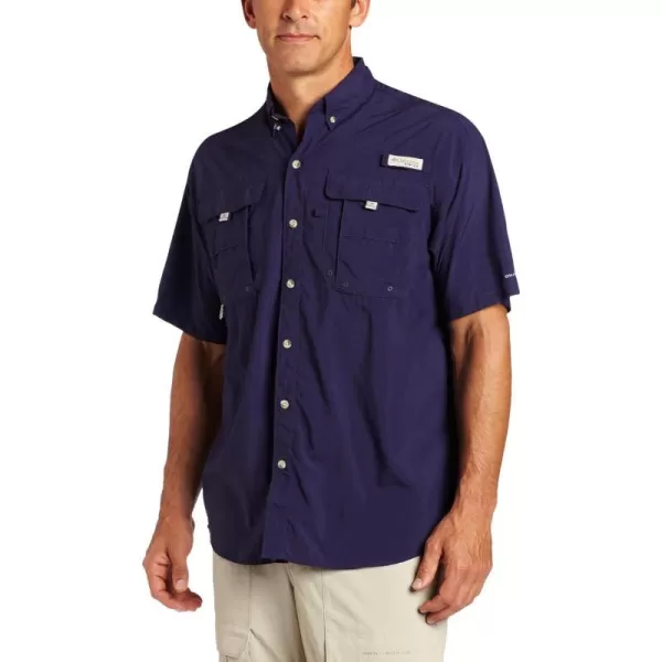 Columbia Mens Bahama Ii Short Sleeve ShirtEclipse Blue