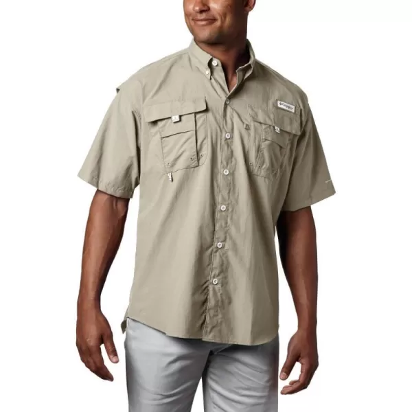 Columbia Mens Bahama Ii Short Sleeve ShirtFossil  Legacy