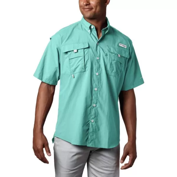 Columbia Mens Bahama Ii Short Sleeve ShirtGulf Stream  Legacy