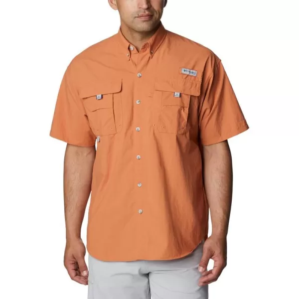 Columbia Mens Bahama Ii Short Sleeve ShirtIsland Orange