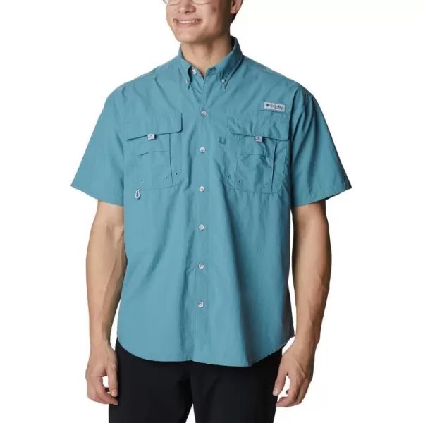 Columbia Mens Bahama Ii Short Sleeve ShirtTranquil Teal