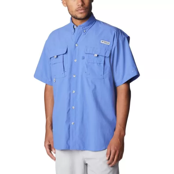 Columbia Mens Bahama Ii Short Sleeve ShirtViolet Sea