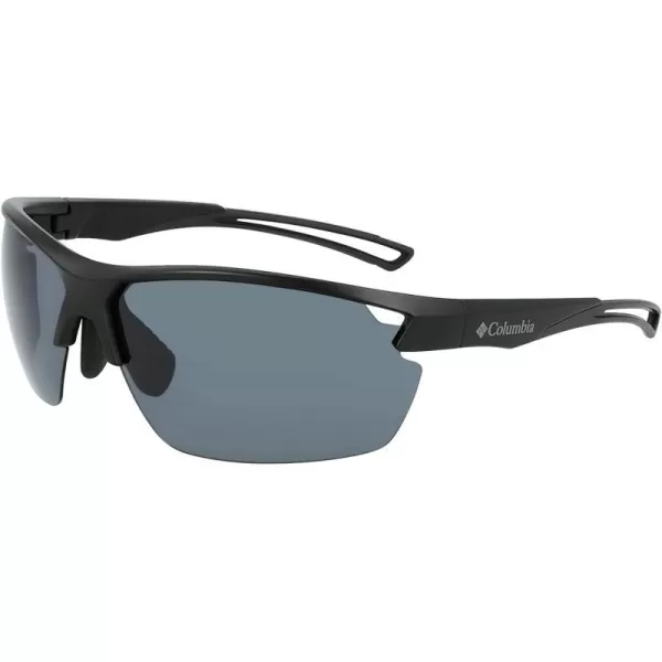 Columbia Mens Barlow Basin Rectangular SunglassesMatte Black