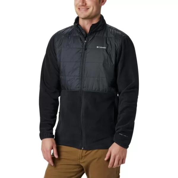 Columbia Mens Basin Butte Fleece Full ZipBlack