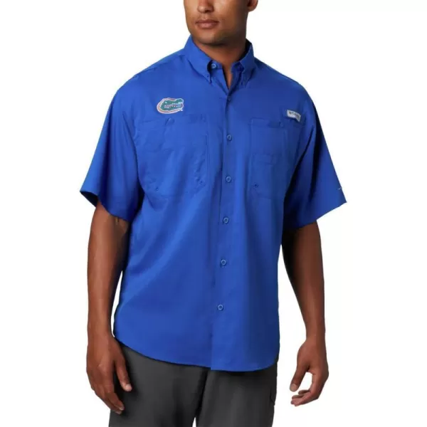 Columbia Mens Big  Tall Collegiate Tamiami Short Sleeve ShirtAlternate Team Color  Florida Gators