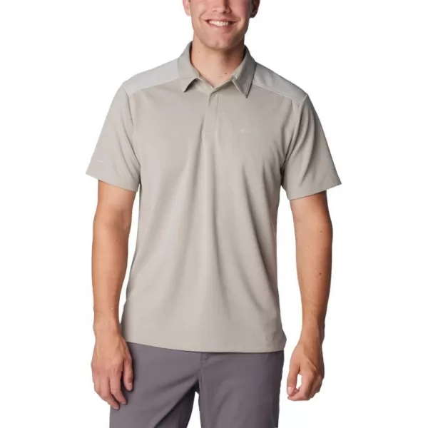 Columbia Mens Black Mesa PoloFlint Grey