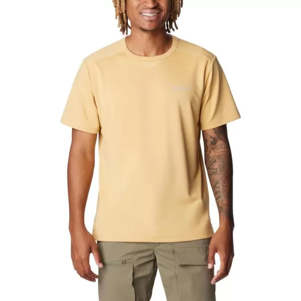 Columbia Mens Black Mesa Short Sleeve CrewLight Camel