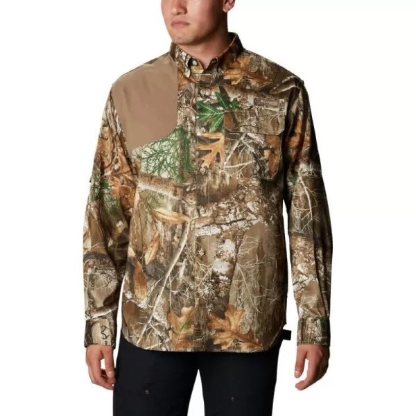 Columbia Mens Blood and Guts Shooting ShirtRt EdgeFlax