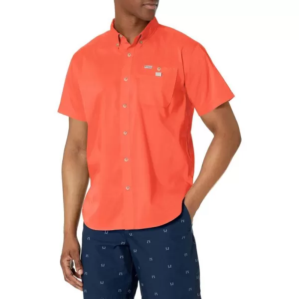 Columbia Mens Bonefish Short Sleeve ShirtCorange