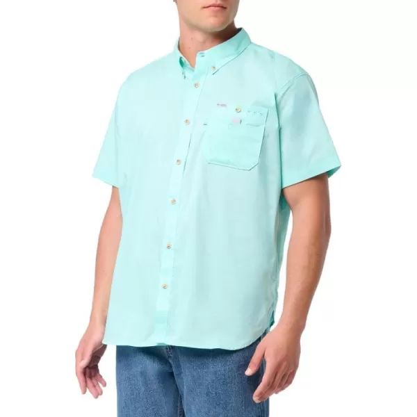 Columbia Mens Bonefish Short Sleeve ShirtGulf Stream