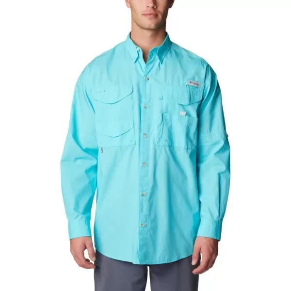 Columbia Mens Bonehead Ls ShirtOpal Blue