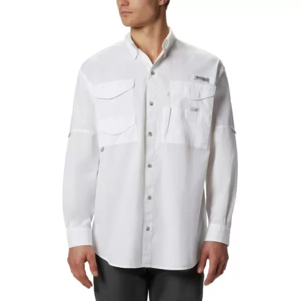 Columbia Mens Bonehead Ls ShirtWhite