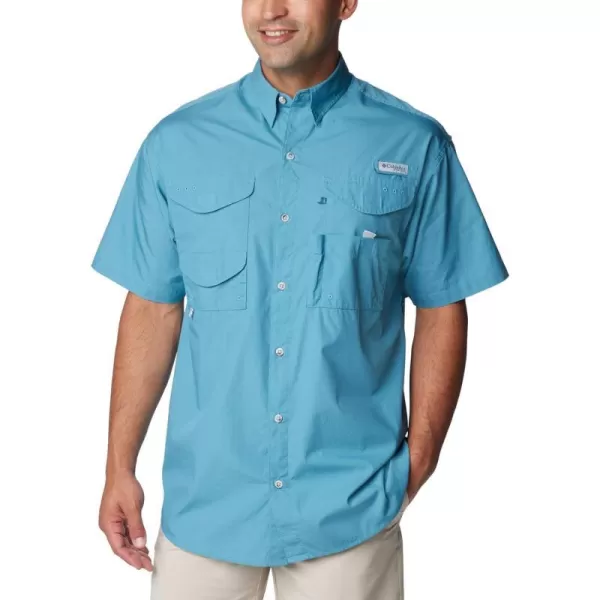 Columbia Mens Bonehead Short Sleeve ShirtCanyon Blue