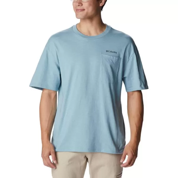 Columbia Mens Break It Down TeeStone Blue