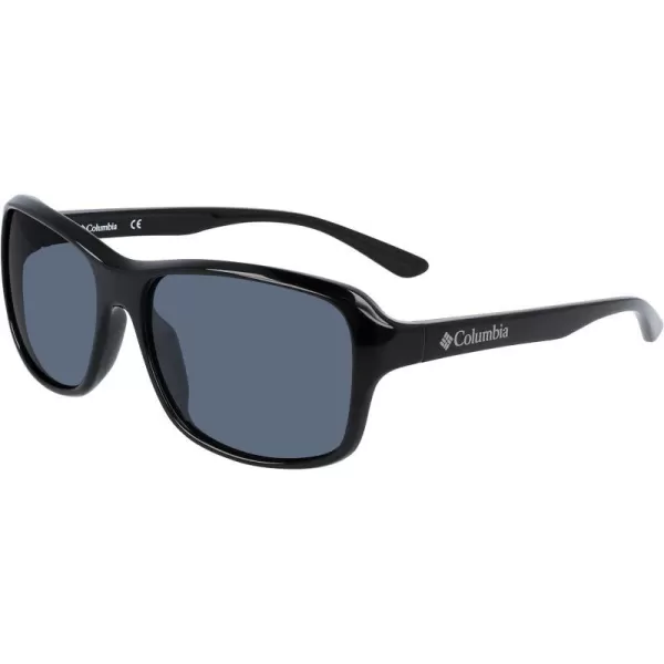 Columbia Mens Bristol Mills Rectangular SunglassesBlack