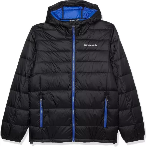 Columbia Mens Buck Butte Insulated Hooded JacketBlack and Blue