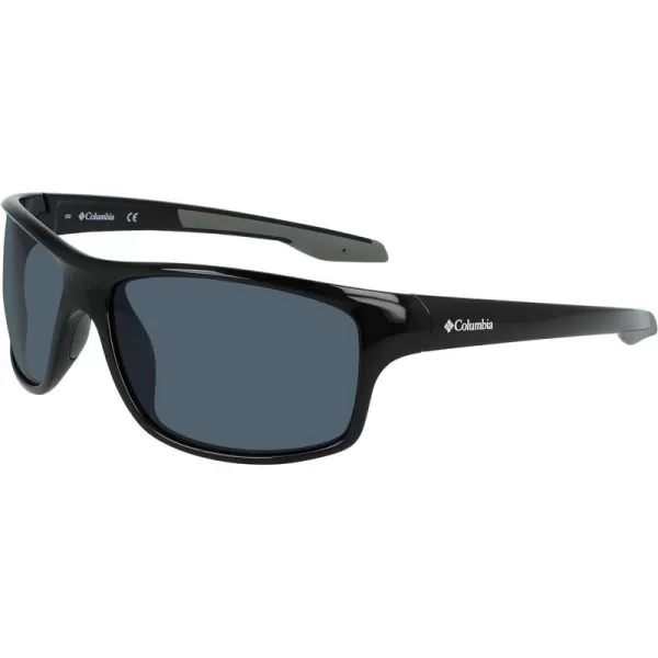 Columbia Mens Burr Rectangular SunglassesBlack