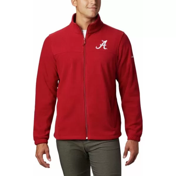 Columbia Mens CLG Flanker Iii Fleece JacketAlabama Crimson Tide Ala  Red Velvet