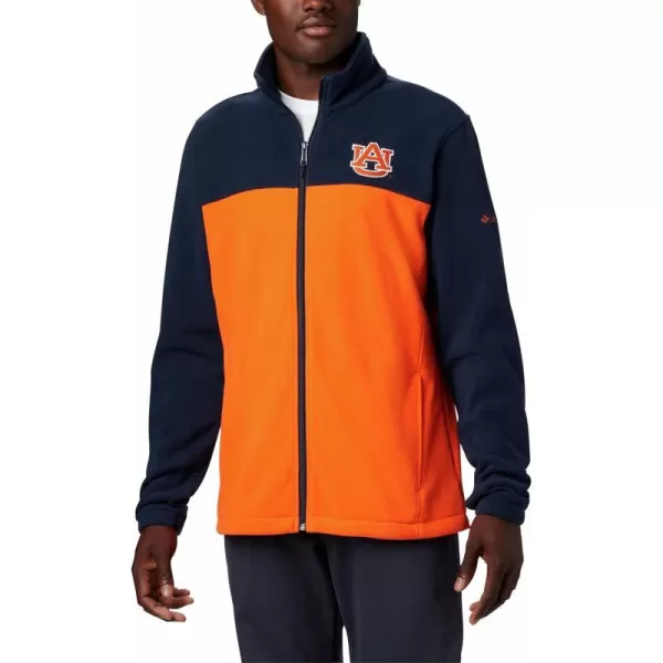 Columbia Mens CLG Flanker Iii Fleece JacketAuburn Tigers Aub  Collegiate Navy Spark Orange