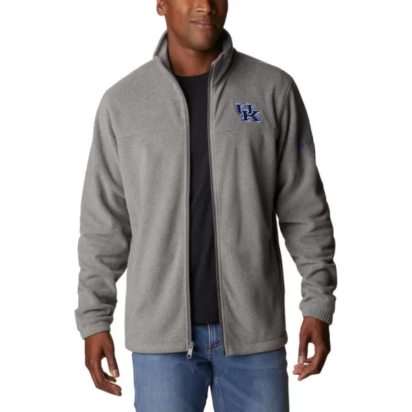 Columbia Mens CLG Flanker Iii Fleece JacketKentucky Wildcats Uk  Charcoal