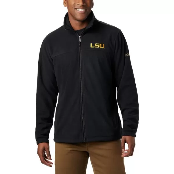 Columbia Mens CLG Flanker Iii Fleece JacketLSU Tigers Lsu  Black