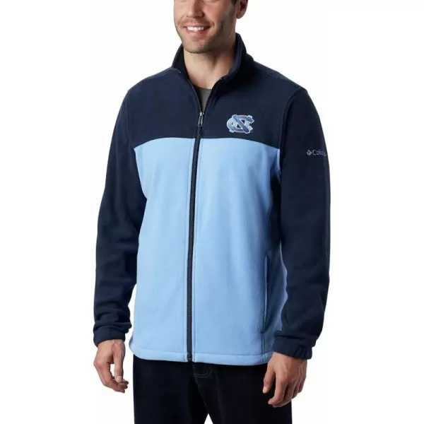 Columbia Mens CLG Flanker Iii Fleece JacketNorth Carolina Tar Heels Nc  Collegiate Navy White Cap