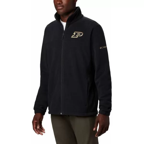 Columbia Mens CLG Flanker Iii Fleece JacketPurdue Boilermakers Pd  Black