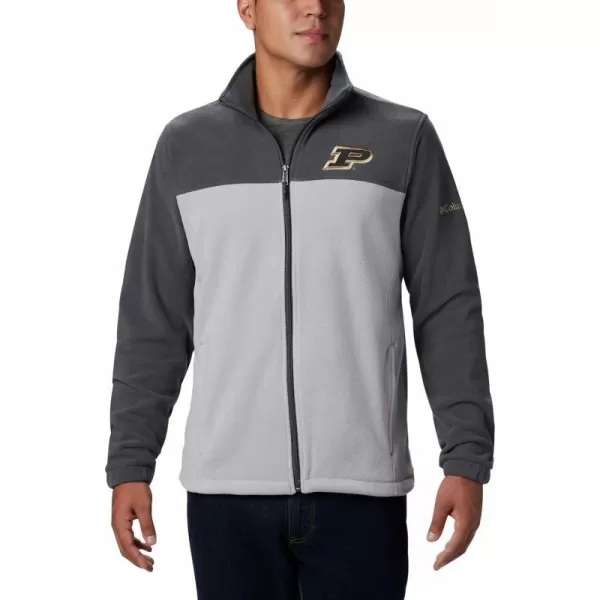 Columbia Mens CLG Flanker Iii Fleece JacketPurdue Boilermakers Pd  Grill Columbia Grey