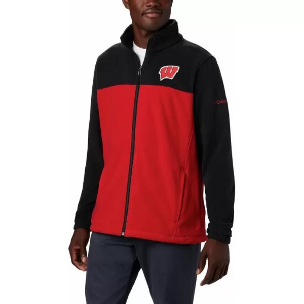 Wisconsin Badgers Wis - Black, Intense Red