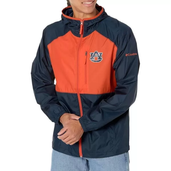 Columbia Mens CLG Flash Forward JacketAuburn Tigers Aub  Collegiate Navy Spark Orange