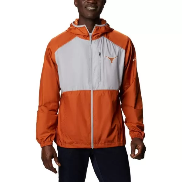 Columbia Mens CLG Flash Forward JacketTexas Longhorns Tex  Cedar Columbia Grey