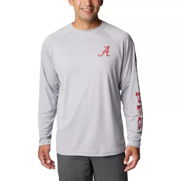 Columbia Mens CLG Terminal Tackle Ls ShirtAla  Columbia Grey