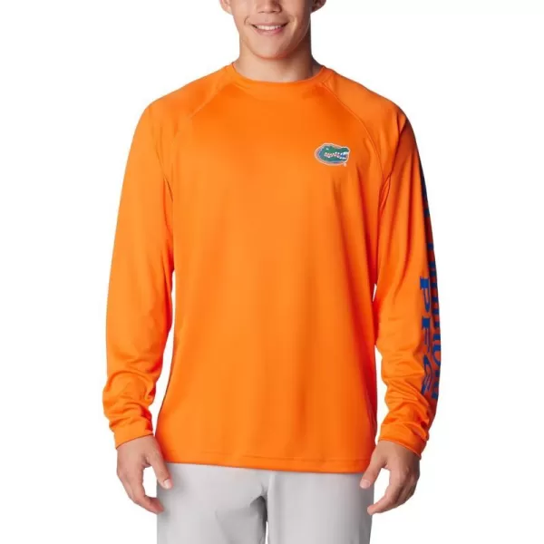 Columbia Mens CLG Terminal Tackle Ls ShirtFla  Spark Orange