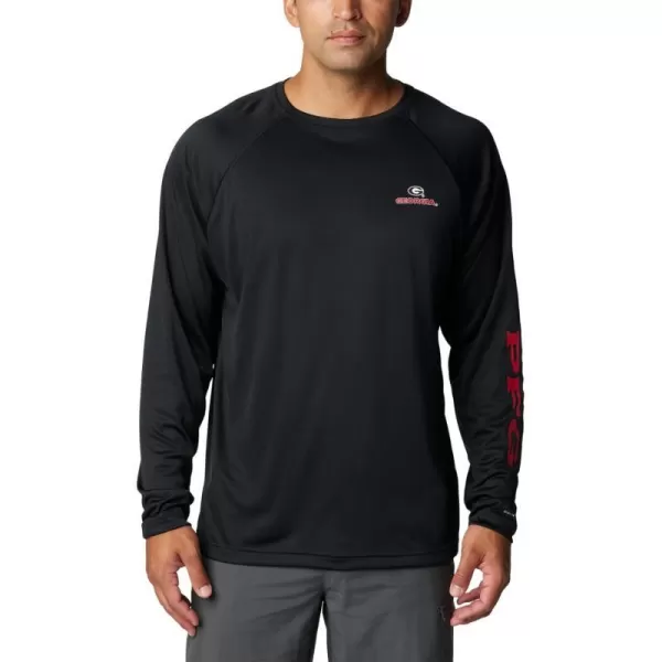 Columbia Mens CLG Terminal Tackle Ls ShirtUga  Black