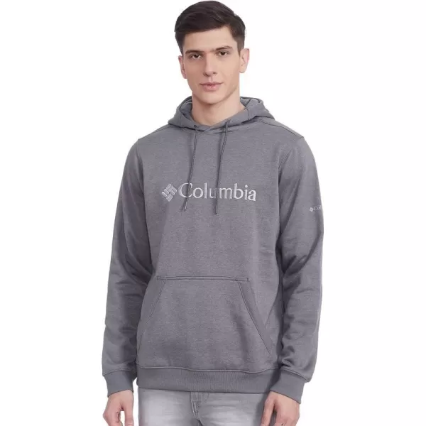 Columbia Mens CSC Basic Logo Ii HoodieCity Grey HeatherColumbia Grey