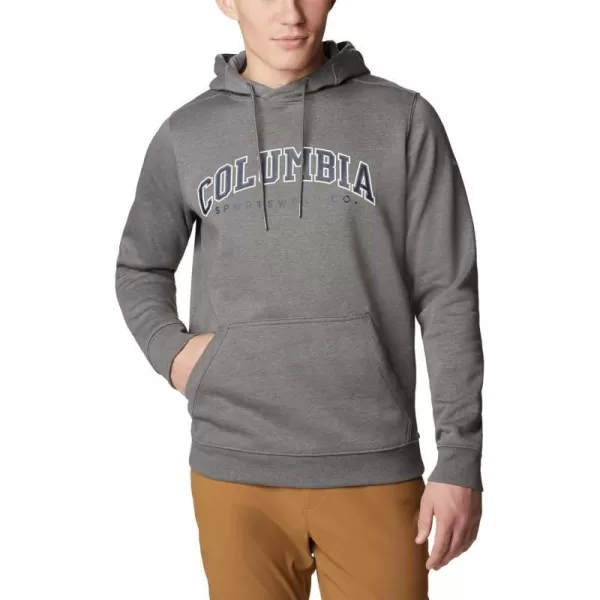 Columbia Mens CSC Basic Logo Ii HoodieCity Grey HeatherCsc Varsity Arch 2