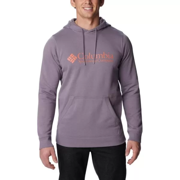 Columbia Mens CSC Basic Logo Ii HoodieGranite PurpleCsc Retro Logo