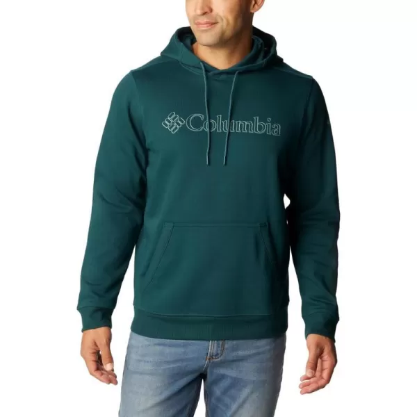 Columbia Mens CSC Basic Logo Ii HoodieNight WaveBranded Shadow Graphic