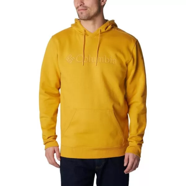 Columbia Mens CSC Basic Logo Ii HoodieRaw HoneyBranded Shadow Graphic