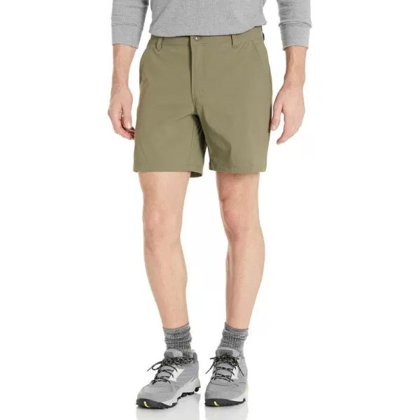 Columbia Mens Canyon Gate Utility ShortStone Green