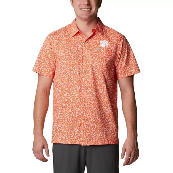 Columbia Mens Collegiate Super Slack Tide ShirtClemson Tigers Alternate Team Color