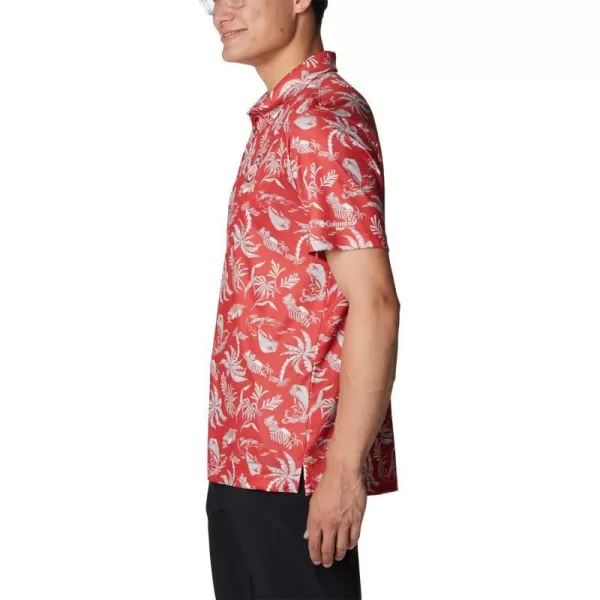 Os - Intense Red Dorado Isle Print