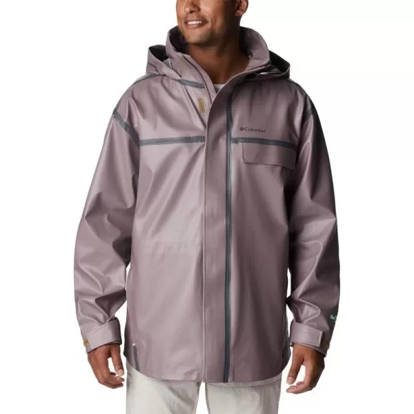 Columbia Mens Coral Ridge Odx Rain JacketQuantum Mauve