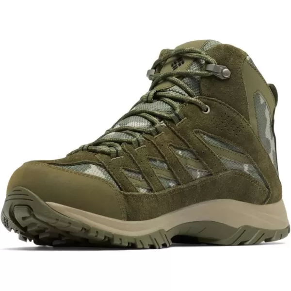 Columbia Mens Crestwood Mid Waterproof Hiking ShoeNori Black