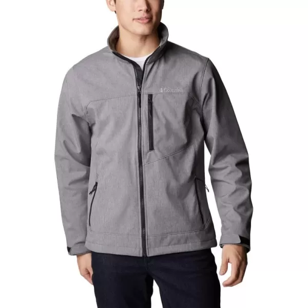 Columbia Mens Cruiser Valley Softshell JacketCity Grey Black