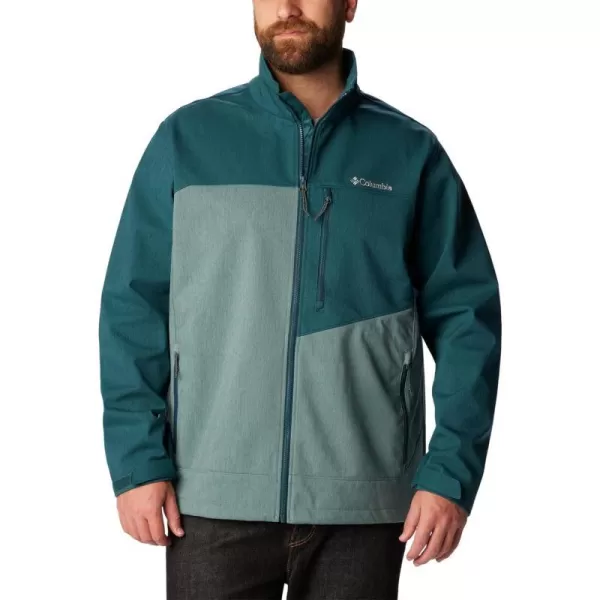 Columbia Mens Cruiser Valley Softshell JacketMetal  Night Wave