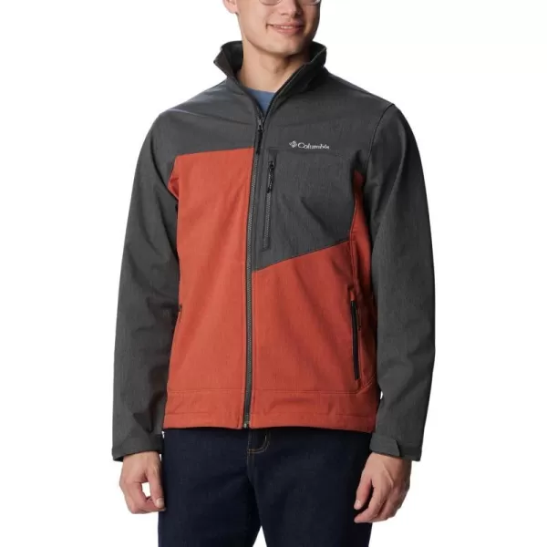 Columbia Mens Cruiser Valley Softshell JacketWarp Red  Shark