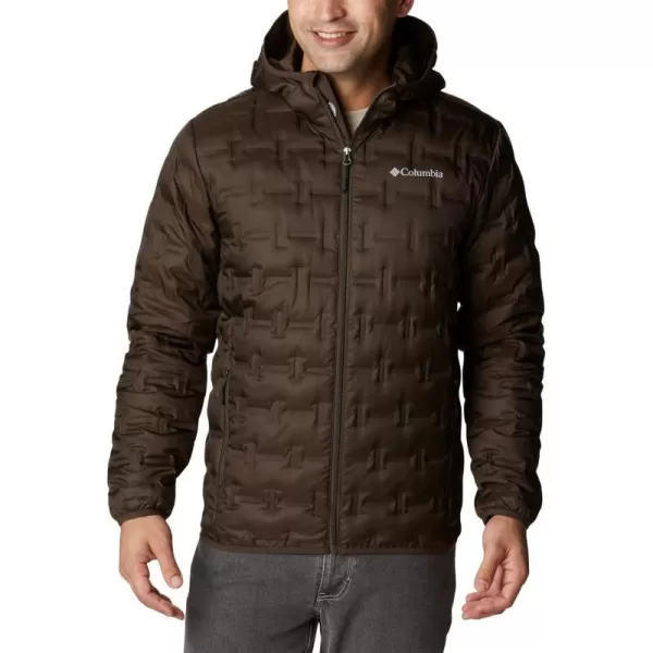 Columbia Mens Delta Ridge Down Hooded JacketCordovan