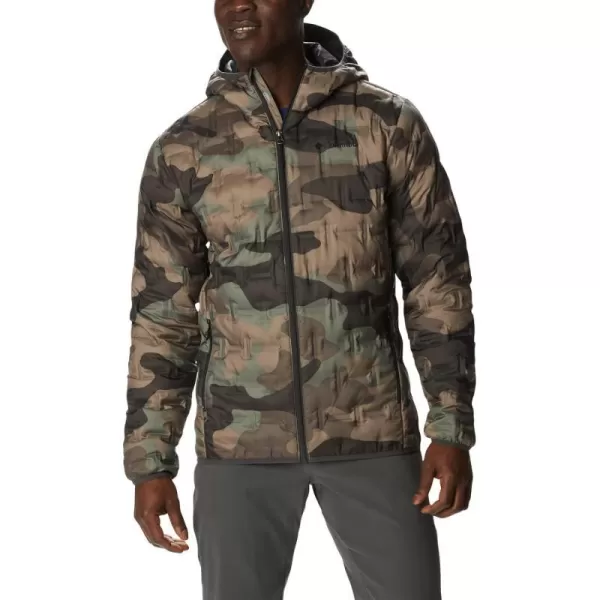 Columbia Mens Delta Ridge Down Hooded JacketCypress Mod Camo Print