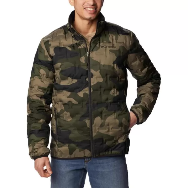 Columbia Mens Delta Ridge Down JacketStone Green Mod Camo Print